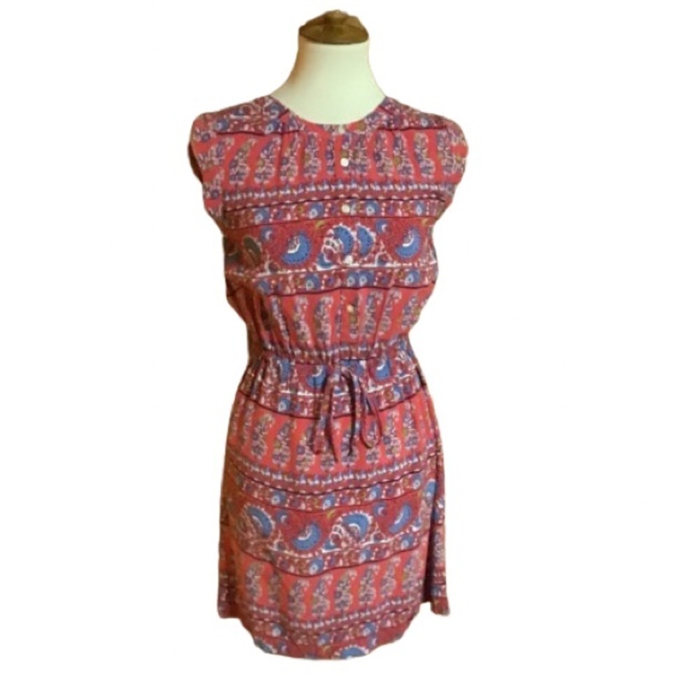Loft cute floral ethnic vibes mini dress